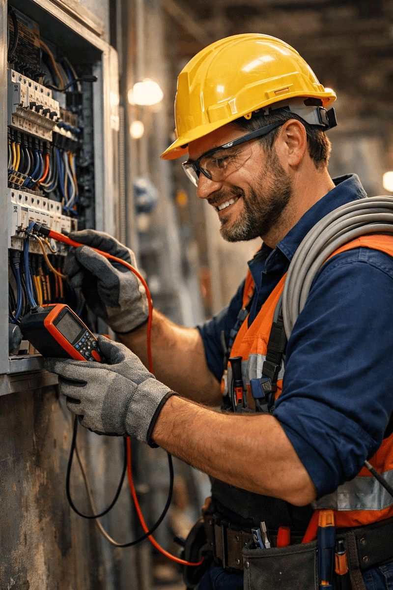 Elektriker gesucht für Installationsarbeiten in Alt.- und Neubauten
